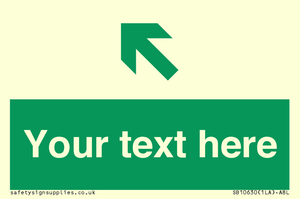 Custom Safe condition: Green Up left arrow